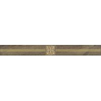 Плитка Royal Бордюр коричневый 6,3х60