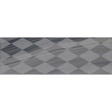 Плитка Декор Agat Geo серый 20х60