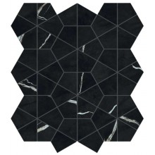                                              Marvel Meraviglia Black Origin Hexagon Lapp. AJQ2 керамогранит Atlas Concorde                                    