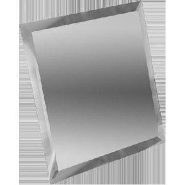 Квадратная зеркальная серебряная плитка с фацетом КЗС1-15 — керамическая плитка 150x150