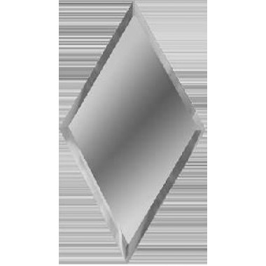 Зеркальная серебряная плитка Ромб РЗС1-01 — керамическая плитка 200x340