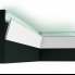  Профиль для скрытого освещения SX179F Diagonal Orac Decor гибкий Duropolymer