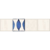 Керамическая плитка Eletto Ceramica Faenza Cobalt Ornament Frise 2 15.6x63см 586832004 Россия