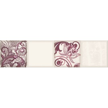 Керамическая плитка Eletto Ceramica Faenza Wine Ornament Frise 3 15.6x63см 586842005 Россия