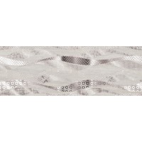 Керамическая плитка Eletto Ceramica Trevi Decor Grey Onda 25.1x70.9см 587672001 Россия