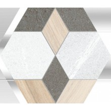 Керамогранит Hexagono Mayeix Multicolor 23x26,6 универсальный матовый