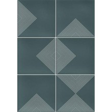Настенная плитка Vives Hanami Meguro Turquesa 23x33.5 керамическая