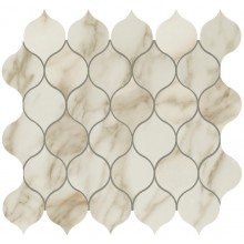 MARVEL Royal Calacatta Drop Mosaic 9EDC 27,2x29,7 Керамическая плитка