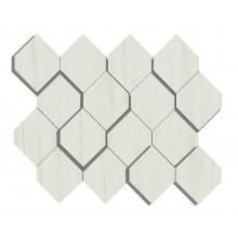 Marvel Bianco Dol. Mosaico Esagono 3D AS36 28,2X35,3 Керамогранит