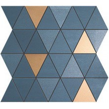 Mek Blue Mosaico Diamond Gold Wall