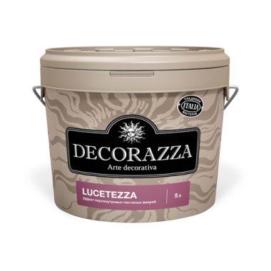 Декоративное покрытие DECORAZZA Lucetezza Alluminio LC-700 1л