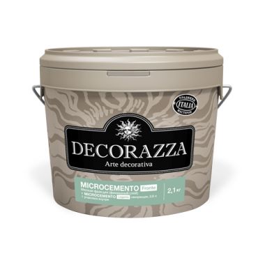 Декоративное покрытие DECORAZZA Microcemento Fronte+Legante 3кг