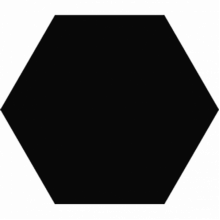 K945262 Miniworx Гексагон Черный Матовый 21x24