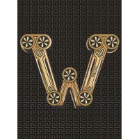 Alphabet Versace Home Lettera Nera W 48992