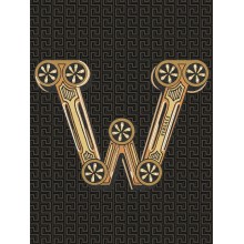 Alphabet Versace Home Lettera Nera W 48992