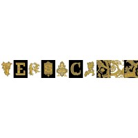 Alphabet Versace Home Scr.Versace Bi/Ner/Or комп. 10 шт 48904