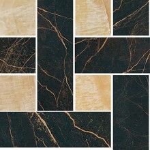 MARBLE Versace Home Mosaici Chesterfield Nero/Oro 240450