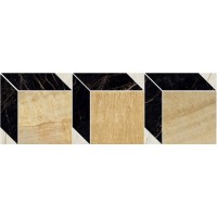 MARBLE Versace Home Mosaici Cube Nero/Oro/Bianco 240852