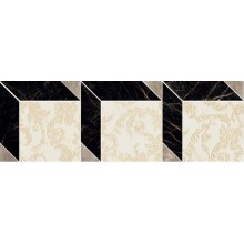 MARBLE Versace Home Mosaici Decorato Cube Nero/Bianco/Grigio 240861