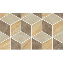 MARBLE Versace Home Mosaici T3 3D Marrone/Oro/Beige 240841