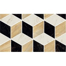 MARBLE Versace Home Mosaici T3 3D Nero/Oro/Bianco 240840