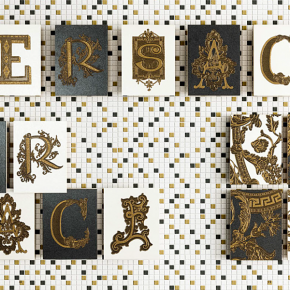Коллекция Versace Alphabet в интерьере