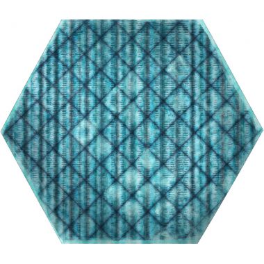 TRIBU Blue Shiny Hexa 23,2x26,7