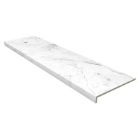 Ступень фронтальная Marble Anti-Slip Rect. Carrara Blanco 31,5*119,7