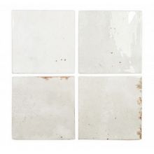 Плитка ENAMEL SQUARE WHITE 12,5x12,5 см