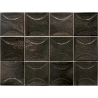 Плитка керамическая настенная 30022 HANOI ARCO Black Ash 10x10 см