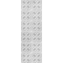 Плитка LBU093D Lissabon рельеф квадраты серый 25х75