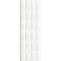 Плитка White Glossy Pillow Structure 25x75 (O-WHM-WTU052)