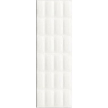 Плитка White Glossy Pillow Structure 25x75 (O-WHM-WTU052)
