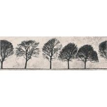 Вставка Willow Sky деревья, светло-серый, 29x89