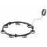 Корпус подвесной люстры Ambrella light DIY Spot Techno Ring SBK черный песок C9238
